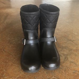 Black Sperry Rainboots